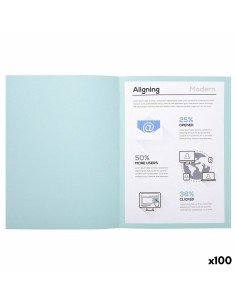 Reliure à anneaux Exacompta Kreacover Blanc A4+ (10 Unités) | Tienda24 Tienda24.eu