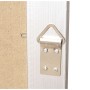 Specchio da parete Alexandra House Living Bianco Legno Rettangolare 5 x 78 x 150 cm di Alexandra House Living, Specchi da par...