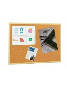 Cork board Faibo Blue Grey 90 x 120 cm | Tienda24 Tienda24.eu