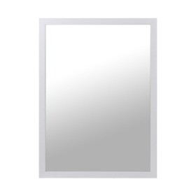 Wall mirror Alexandra House Living White Wood Rectangular 1 x 67 x 49 cm by Alexandra House Living, Wall-Mounted Mirrors - Re...