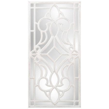 Decorative altarpiece Alexandra House Living White Wood Worn 4 x 76 x 41 cm by Alexandra House Living, Sculptures - Ref: D162...