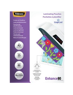 Custodie da plastificare Fellowes 25 Unità Trasparente A3 da Fellowes, Pouches per plastificatrici - Ref: S8407263, Precio: 1...