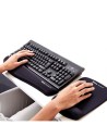 Mat with Wrist Rest Fellowes Black | Tienda24 Tienda24.eu