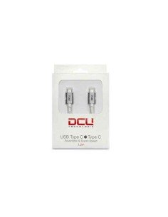 USB-C to USB-C Cable DCU 30402010 (1 m) by DCU Tecnologic, Data Cables - Ref: S0429275, Price: 16,19 €, Discount: %