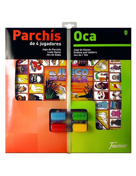 Tabellone per Parcheesi e Gioco dell'Oca Fournier 40 x 40 cm da Fournier, Giochi a gettoni - Ref: S8408005, Precio: €13.89, D...