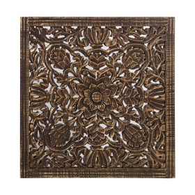 Decorative altarpiece Alexandra House Living Brown Wood 5 x 58 x 58 cm by Alexandra House Living, Sculptures - Ref: D1622806,...