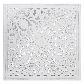 Retablo decorativo Alexandra House Living Blanco Madera 6 x 94 x 95 cm de Alexandra House Living, Esculturas - Ref: D1622807,...