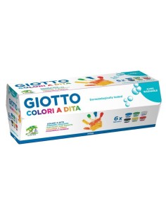 Finger Paint Giotto Multicolour 6 Pieces 100 ml by Giotto, Paints - Ref: S8408425, Price: €15.46, Discount: %