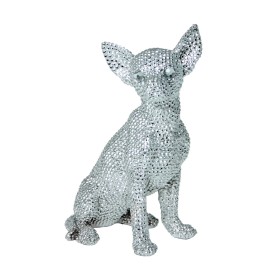 Figurine Décorative Alexandra House Living Argenté Plastique Chien 15 x 18 x 27 cm de Alexandra House Living, Pièces de colle...