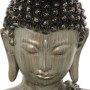 Deko-Figur Alexandra House Living Schwarz Silberfarben Kunststoff Buddha 15 x 26 x 36 cm von Alexandra House Living, Sammlers...