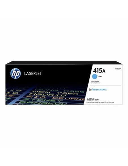 Original Toner HP W2031A Cyan | Tienda24 Tienda24.eu