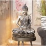 Figurine Décorative Alexandra House Living Argenté Plastique Buda 32 x 52 x 71 cm de Alexandra House Living, Pièces de collec...