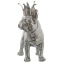 Figurine Décorative Alexandra House Living Argenté Plastique Chien Couronne 14 x 26 x 25 cm de Alexandra House Living, Pièces...