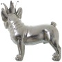 Figurine Décorative Alexandra House Living Argenté Plastique Chien Couronne 14 x 26 x 25 cm de Alexandra House Living, Pièces...