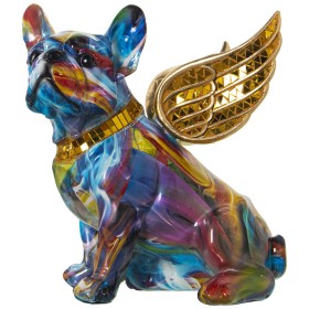 Figura Decorativa Alexandra House Living Multicolor Plástico Perro Alas 23 x 27 x 29 cm de Alexandra House Living, Colecciona...