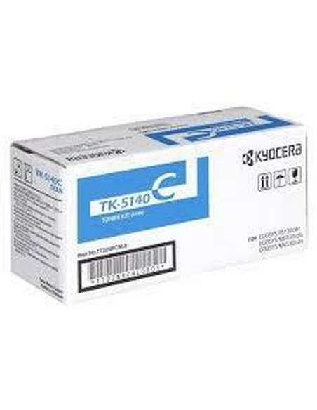 Toner Kyocera TK-5140C Cyan | Tienda24 Tienda24.eu