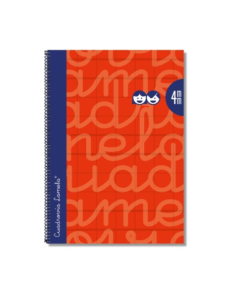 Notebook Lamela Red Quarto 5 Pieces 80 Sheets | Tienda24 Tienda24.eu