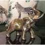 Figura Decorativa Alexandra House Living Dorado Plástico Elefante 18 x 34 x 35 cm de Alexandra House Living, Coleccionables -...