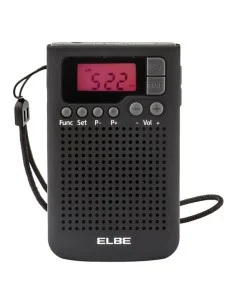 Radio Transistor ELBE RF-93 AM/FM Nero da ELBE, Radio - Ref: S0429826, Precio: 17,45 €, Descuento: %