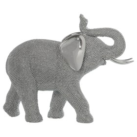 Figura Decorativa Alexandra House Living Plateado Plástico Elefante 13 x 29 x 24 cm de Alexandra House Living, Coleccionables...