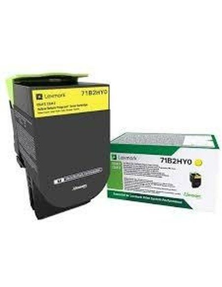 Toner Lexmark 71B2HY0 Giallo da Lexmark, Toner e inchiostro per stampante - Ref: S8411991, Precio: 160,66 €, Descuento: %