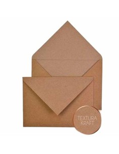 Enveloppe Sam Marron Papier 100 Unités | Tienda24 Tienda24.eu