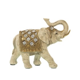 Figura Decorativa Alexandra House Living Blanco Acrílico Plástico Melamina Elefante 18 x 8 x 14 cm de Alexandra House Living,...