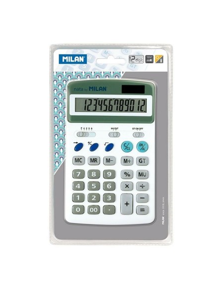 Calculatrice Milan Blanc 17,5 x 11 x 3 cm | Tienda24 Tienda24.eu