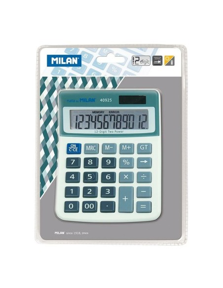 Calculatrice Milan 40925 Bleu 13 x 10 x 1,5 cm | Tienda24 Tienda24.eu