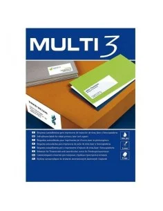 Printer Labels Avery J8562 25 Sheets 99,1 x 33,9 mm Transparent (5 Units) | Tienda24 Tienda24.eu