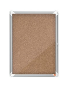 Quadro de Anúncios Faibo Cortiça Metacrilato 80 x 100 cm Castanho Cinzento | Tienda24 Tienda24.eu