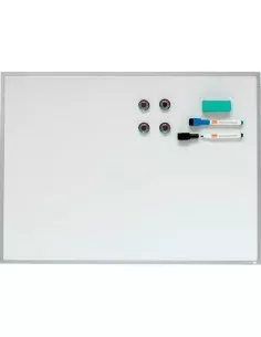 Magnettafel Nobo Basic 60 x 45 cm Weiß Aluminium | Tienda24 Tienda24.eu