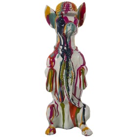 Figura Decorativa Alexandra House Living Multicolor Plástico Perro Pintura 16 x 13 x 30 cm de Alexandra House Living, Colecci...