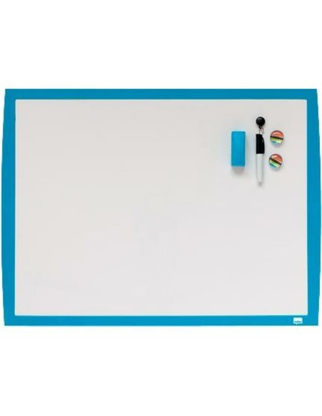 Magnettafel Nobo Blau 58,5 x 43 cm Weiß | Tienda24 Tienda24.eu