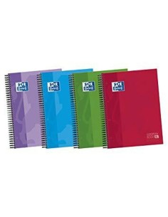 Notebook ESCOLOFI Blue Din A4 50 Sheets (10 Units) | Tienda24 Tienda24.eu