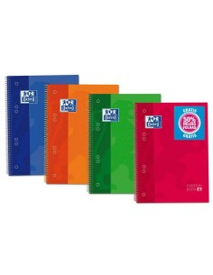 Cahier Pacsa Basic Multicouleur Din A4 10 Pièces 80 Volets | Tienda24 Tienda24.eu