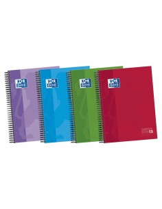 Caderno ENRI Vermelho 21,5 x 15,5 cm (5 Unidades) | Tienda24 Tienda24.eu