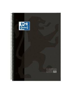 Cuaderno Oxford European Book Write&Erase Negro A4 (5 Unidades) | Tienda24 Tienda24.eu