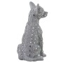 Deko-Figur Alexandra House Living Silberfarben Kunststoff Hund 14 x 18 x 27 cm Spiegel von Alexandra House Living, Sammlerstü...