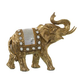 Statua Decorativa Alexandra House Living Dorato Plastica Elefante 11 x 23 x 19 cm di Alexandra House Living, Oggetti da colle...