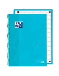 Quaderno Oxford European Book School Blu Pastello A4 5 Pezzi da Oxford, Blocchi spiralati - Ref: S8414399, Precio: 20,46 €, D...