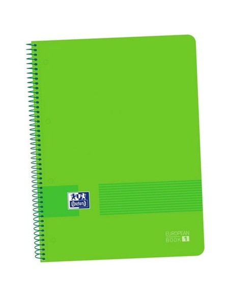 Cuaderno Oxford Live&Go Verde A4 5 Piezas | Tienda24 Tienda24.eu