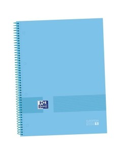 Caderno Lamela Azul Din A4 5 Peças 80 Folhas | Tienda24 Tienda24.eu