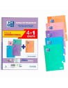 Set di quaderni Oxford Write&Erase 5 Pezzi Multicolore Din A4 80 Pagine da Oxford, Blocchi spiralati - Ref: S8414461, Precio:...