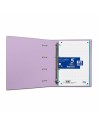 Ring binder Oxford Touch Europeanbinder Light mauve A4 A4+ | Tienda24 Tienda24.eu