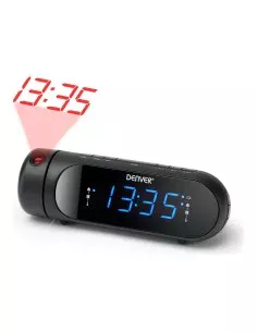 Clock-Radio FM Denver Electronics CPR-700 Black by Denver Electronics, Clock Radios - Ref: S0430454, Price: 24,77 €, Discount: %