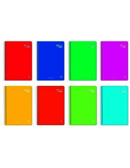 Notebook Pacsa Multicolour Din A4 5 Pieces 80 Sheets | Tienda24 Tienda24.eu