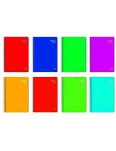 Caderno Pacsa Plastipac Multicolor Quarto 5 Peças 80 Folhas | Tienda24 Tienda24.eu