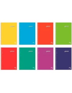 Cuaderno Pacsa Amarillo Multicolor Din A4 4 Piezas 80 Hojas | Tienda24 Tienda24.eu