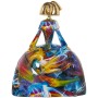 Figura Decorativa Alexandra House Living Multicolor Plástico Vestido Quadro 19 x 27 x 33 cm de Alexandra House Living, Coleci...